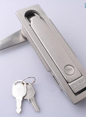 户配电箱电柜门锁M配S锁712电气柜具MSUAJ713不锈钢平面锁带外挂