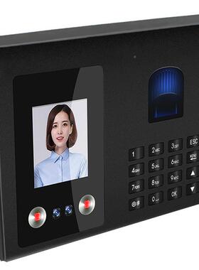 优库FA01H指人脸考勤机员工刷到脸上下签通勤纹面QGP部班识别打卡