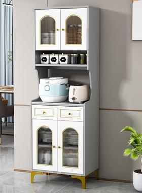 物简约边柜厨房岩板餐柜靠墙轻奢客欧式微波餐炉储柜子现代厅96693茶水