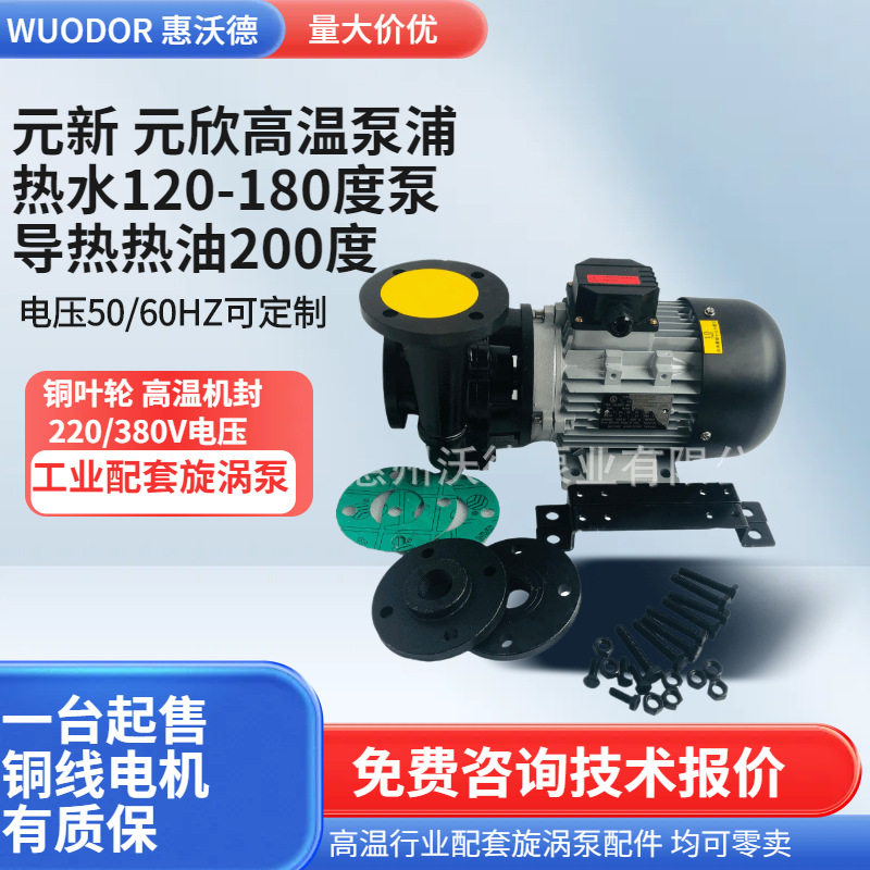 元欣油泵新热水泵YS-35D-120模温机污水泵高温马达循环泵电动