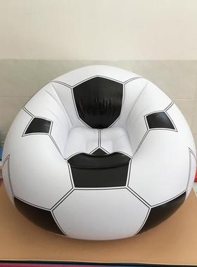 厂销家直充气足球沙发pGWA睡vc单人椅沙发躺便携式可折叠户外午椅