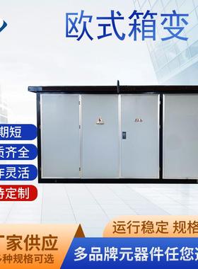 中式箱变预装式箱式变豪电站成高压成套套组合型箱式欧变电009站