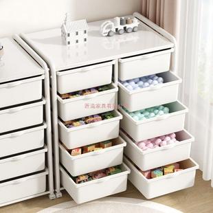 儿童具收纳柜子书架物架宝客厅婴玩儿家用卧室置宝落地储LIF物收