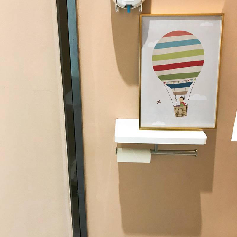 创意卡通人物飞行员天空飞机热气球儿童房挂画卧室书房装饰画版画
