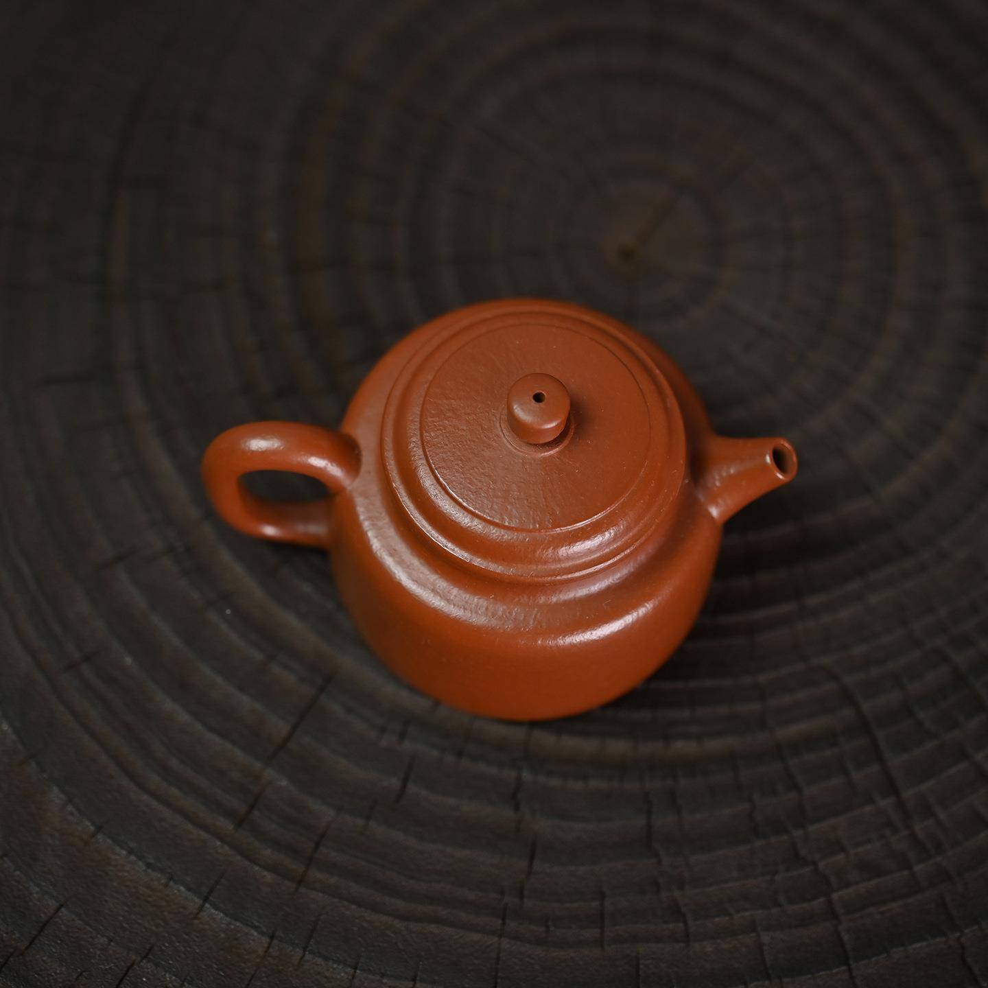 原矿泥纯手工光德钟100MLTED用小品素自宜兴紫砂壶功夫泡茶壶茶朱