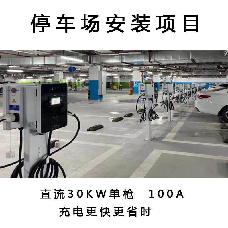 新交IVN能源电动汽车充电家用商用用刷卡扫码收费流桩直流快充通