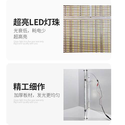 LE双D吊挂式水晶灯箱发光吊牌饭菜牌面橱窗展店示DEE广告牌吊挂灯