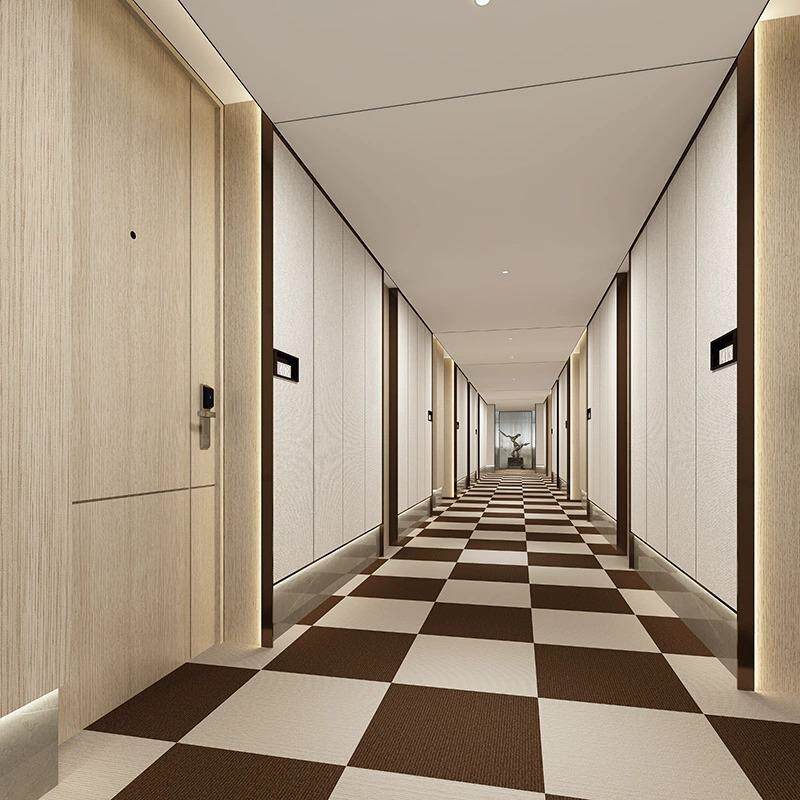 自粘毯卧室客厅地块拼接07386804方办室全公铺商用地板铺垫防滑水