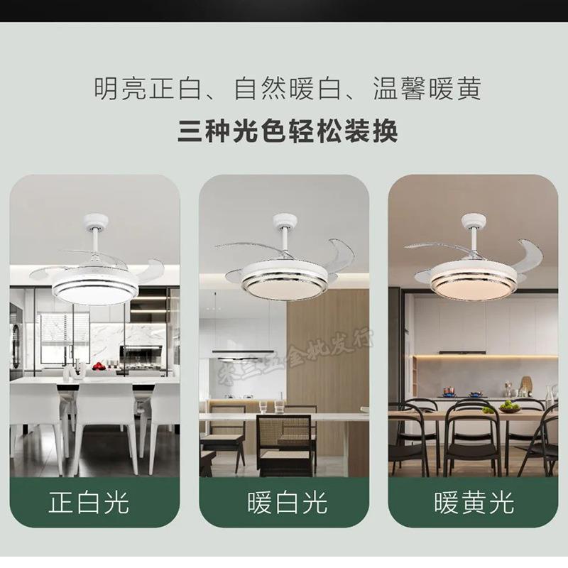 家小器鬼风扇灯2025款吊扇灯新吸顶用客厅餐VWU厅电风扇一体吊灯