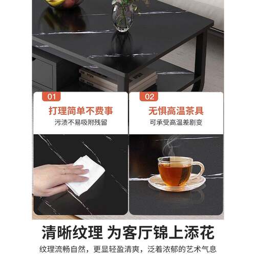 *5家用小R户型小桌子出租屋用简现代沙VMI发简易茶桌202新茶几客