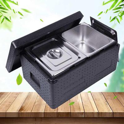 分数盆保饭温箱ONX摆摊商用EPP冷送餐箱藏不锈钢箱盆分餐箱米泡