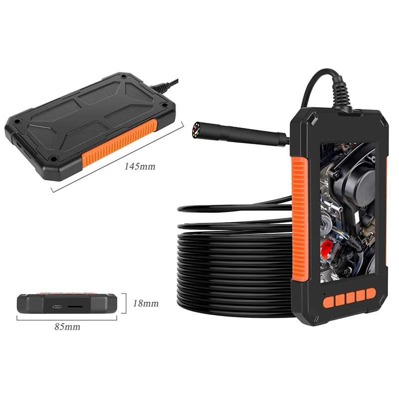 内窥镜高清摄像头汽修管道发动机空调检测仪.3寸屏内窥镜探头