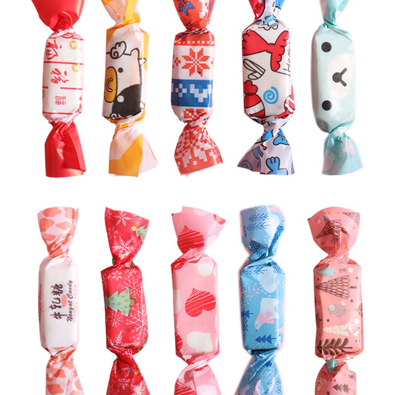 牛轧糖包装纸混搭可爱糖纸小清新牛扎糖包装纸糯米纸糖果纸1000张