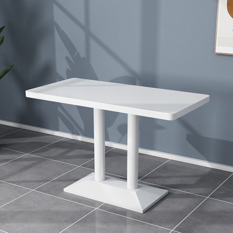 奶茶店咖啡厅桌椅甜品店快餐饮火锅汉堡小吃店实木桌圆方桌子