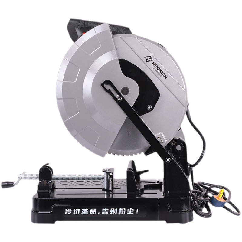 冷切锯钢筋轨道铝型材钢材金属多功能5度斜角无尘电动圆锯切割机