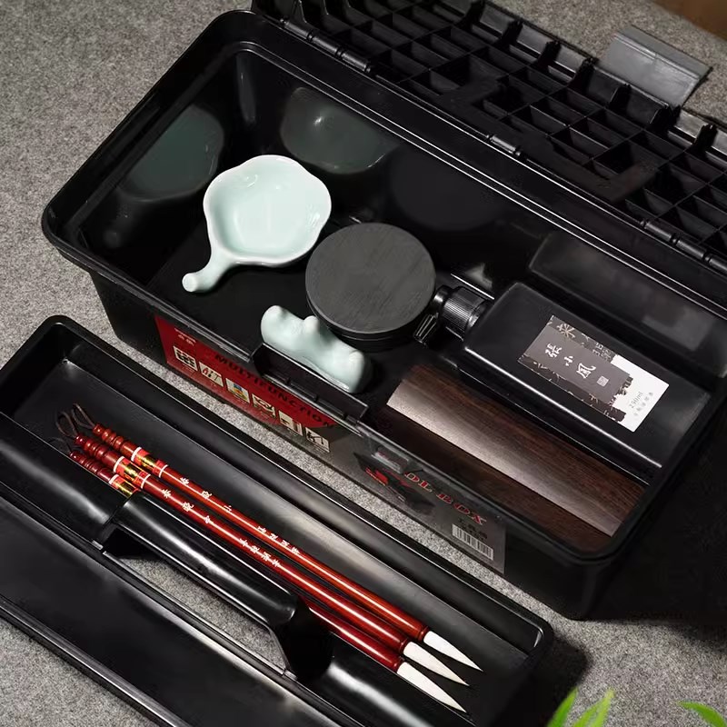 湖颖毛笔装文房四宝毛笔字初学毛笔书法初学者毛笔小学生笔墨纸砚