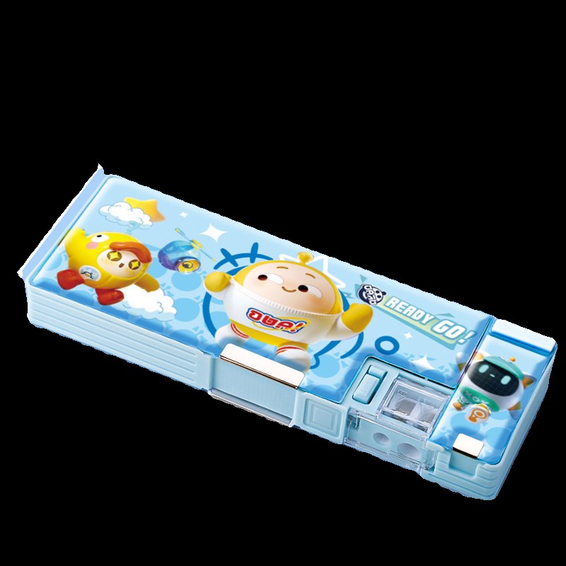 202新款蛋仔派对文具盒小学生男孩款大容量多功能卡通笔袋层款