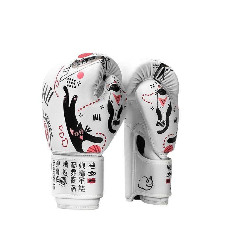 BN8 10 12OZ印花儿童成人散打格斗拳击手套泰拳拳套搏击武术训练