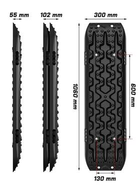 黑色恢复赛道沙地赛道10T车辆沙地/雪地/泥地Trax四轮驱动