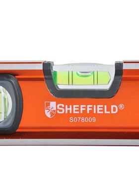 SHE8877FFIELD/8钢盾S0718盒式水平尺4三泡测量高精水度靠尺