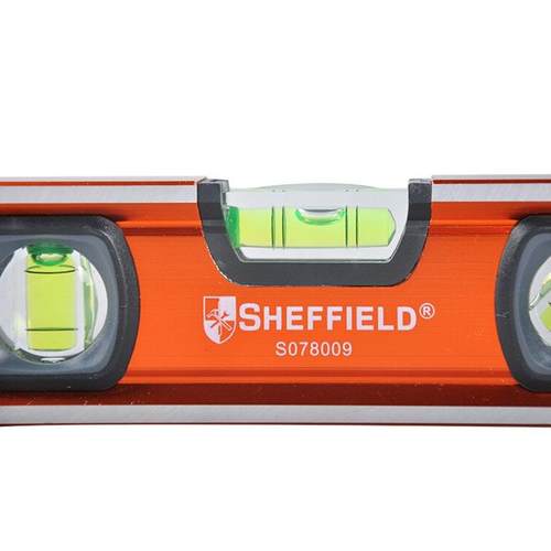 SHE8877FFIELD/8钢盾S0718盒式水平尺4三泡测量高精水度靠尺