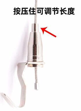 简WYH易挂窗帘绳子304绳钢丝绳件宿舍床配挂线帘拉可调节铁丝固定