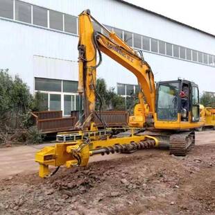 挖改AVO潜孔钻机桥梁地基打杆桩机电线钻孔改机挖掘机装 光伏螺旋