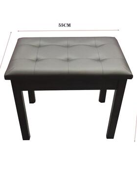 实木腿单钢琴XVP人凳高弹坐垫钢琴椅大款单人琴凳子钢电琴回凳子