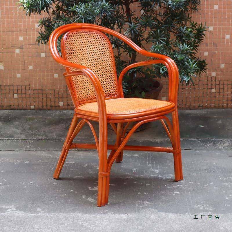 藤子天然985真户藤茶几三套外阳台休件闲老人滕椅桌椅藤编椅椅小