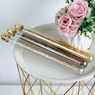 复古工业风LED灯丝灯蒸汽朋克水管机器人台灯泡暖光可调光试管灯