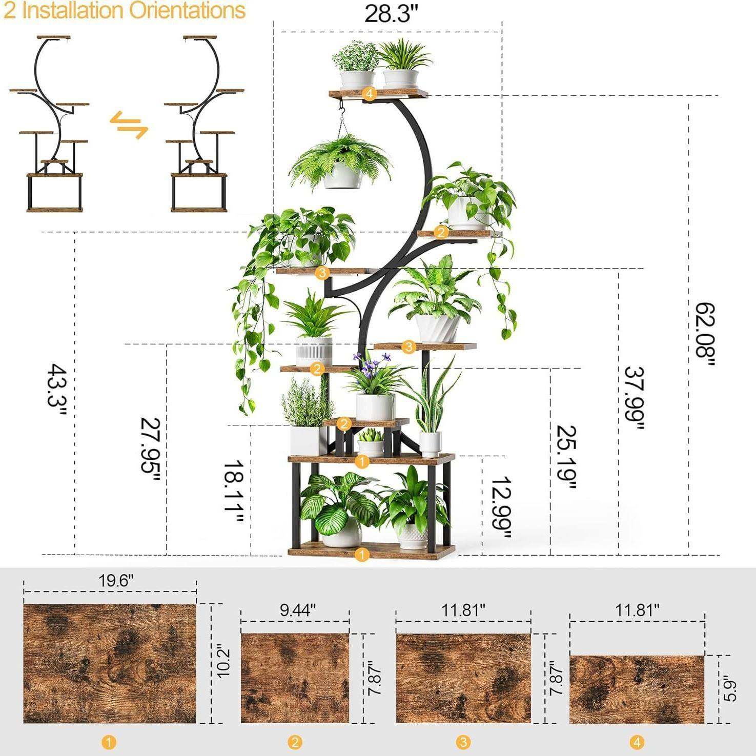现代简拼约地式落铁艺花盆支架可移动装型HB-150外多层室内花盆收,鲜花速递/花卉仿真/绿植园艺,花架,淘宝优惠券,粉丝福利购,淘宝优惠卷
