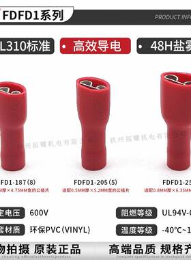 KLST健和FFJMDFD1-110(5)/1-兴187(8)/205/250带铜套插簧端子U认