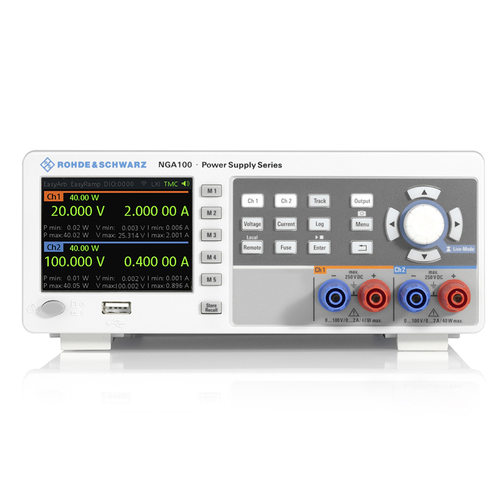 Rohde & Schwarz NGA142 稳压电源 0-100V 2A 2路输出 80W