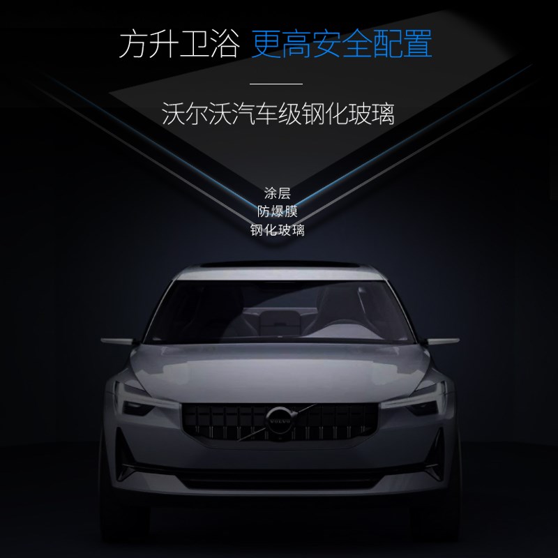 宁波定制淋浴房不锈钢卫生间浴室玻璃门钢化玻璃洗澡房