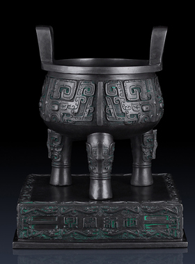 世纪宝鼎摆件办公室客厅招财装饰品青铜器工艺品商务礼品铜鼎摆件