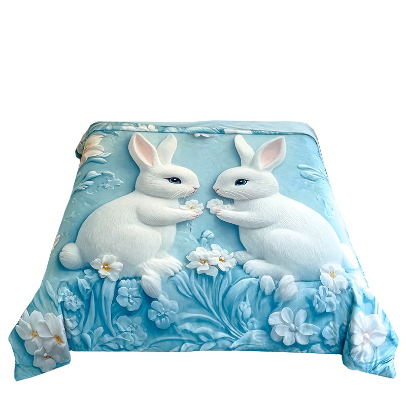 类20新款5D凉感冰丝夏凉被儿童空调被夏季薄单人夏被可机洗