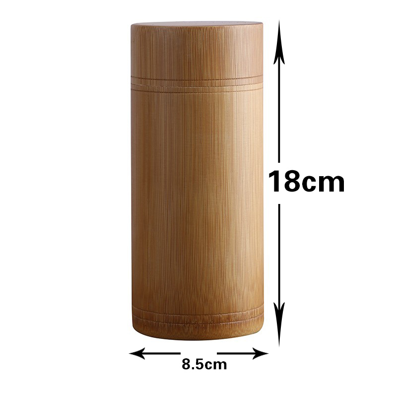 便携竹制茶叶罐 装茶叶盒 竹木醒茶叶桶 小青柑包装盒 天然竹筒
