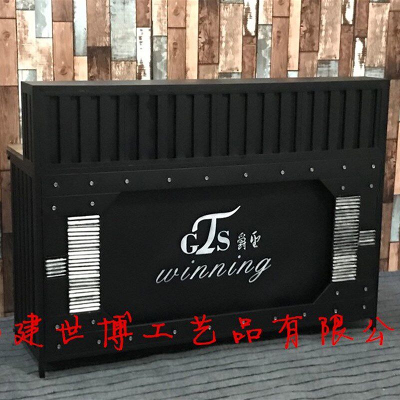 工业风复古收银台吧台柜台铁艺前台餐厅调料台餐厅铁艺料台调味台