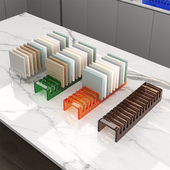 高端压克力瓷砖展架石材色板试用包品架整体橱柜门板铝扣板石英石