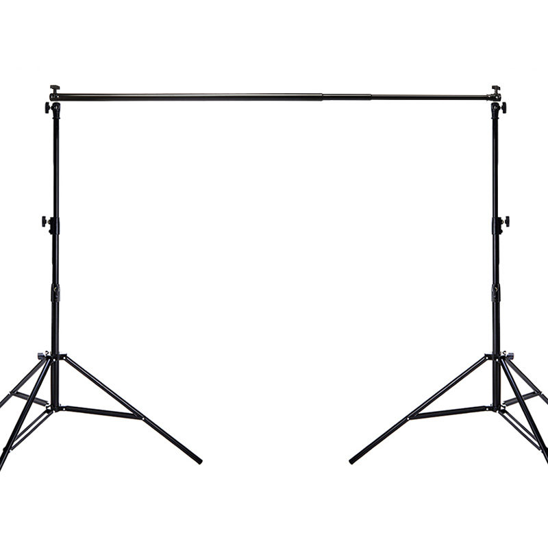 背景架横杆伸缩杆 3米背景支架背景布纸可调节横臂悬架摄影棚附件