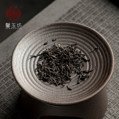 陶瓷螺纹烤盘烤茶器醒茶提香器酒精明火加热烧烤烤肉盘温茶煮茶炉