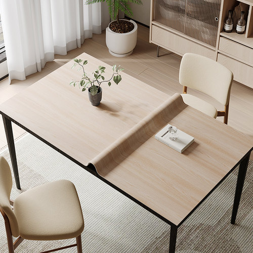 【TPU】实木纹餐桌垫防水防油防烫原木高级感桌面保护垫茶几桌布