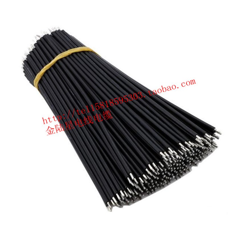 UL3239 22WG 长度30MM耐高温硅胶线导线 柔软连接线 短线1000条