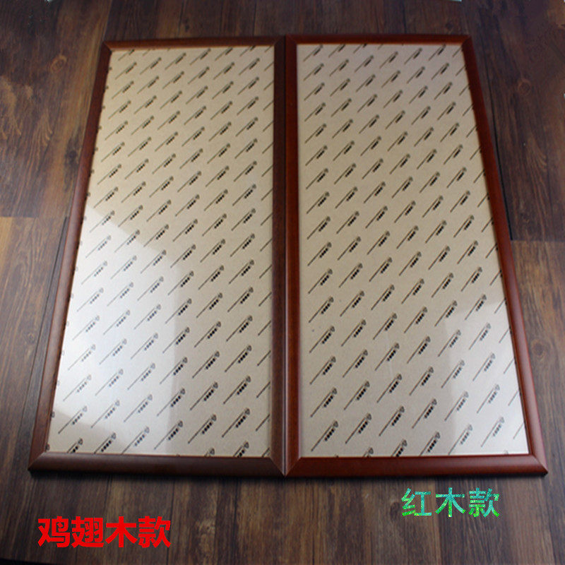 中式国画装裱画框木制挂墙卡纸小写意书法工笔画装裱相框三款可选