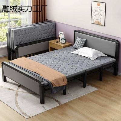 折床叠单人床米12家用成人简易床OYO双米人床15宿舍出租房硬板床