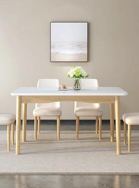 餐桌椅组用合约客厅简出租房钢化玻璃桌家小户餐11188型长饭桌子