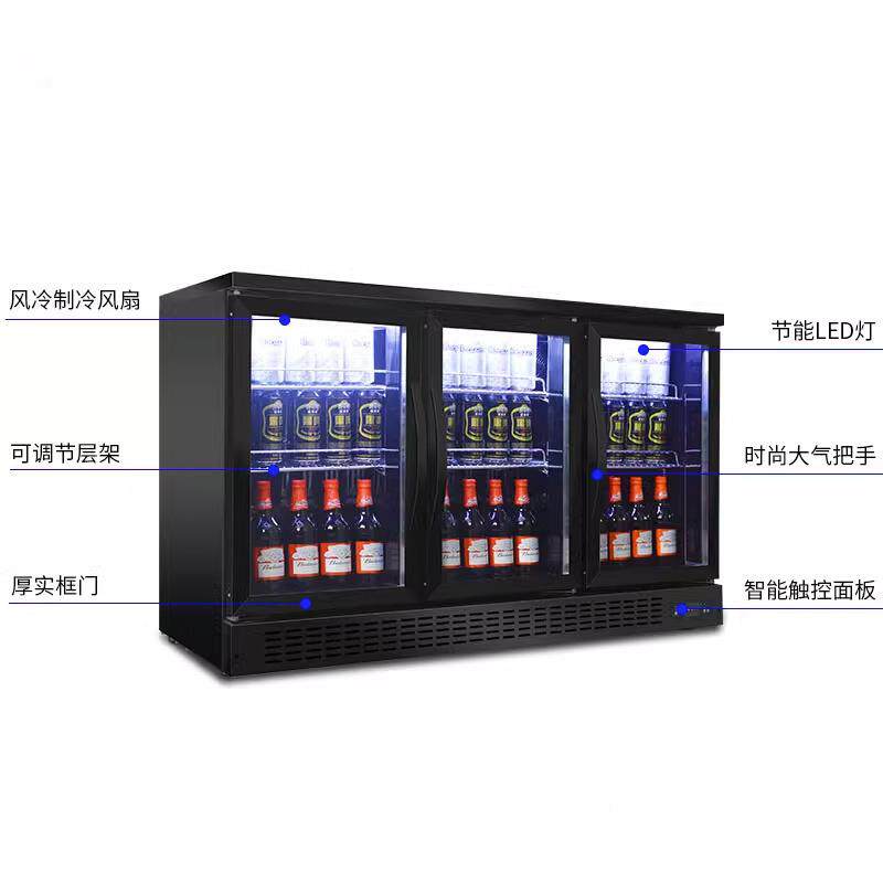 台啤酒柜柜冷藏保吧鲜展示柜台式冰箱商用饮料嵌入YEG式酒吧冷饮