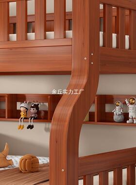 实木上QLN下床高低床层上下双铺木床小户型多功能组儿合童两层子