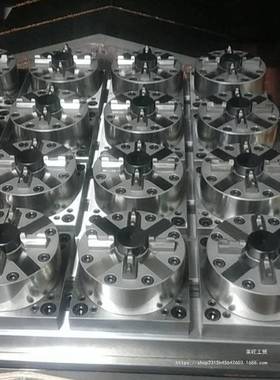 WA3大卡盘O头3合一头卡盘气动卡盘4底板ER卡盘R夹WCW具93R开票工