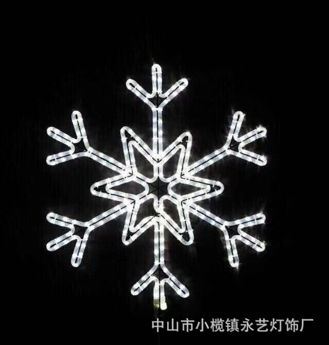 圣诞雪花LED造型装饰灯